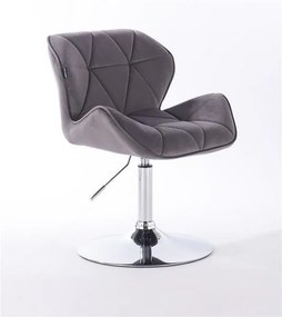 HR111N Scaun Catifea Grafit Velur