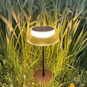 Lampă LED solară reîncărcabilă dimabilă Zuma Line DT33111 BLUET LED/2,5W/2000 mAh IP44 negru