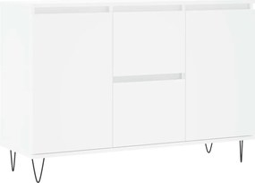 vidaXL Servantă, alb, 101,5x35x70 cm, lemn prelucrat