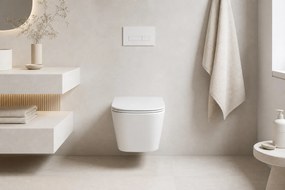 Vas WC suspendat W202, capac duroplast cu amortizor