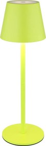 Globo 58488NG-LED Lampă de masă VANNIE pentru exterior, reglabilă (dimmabilă), cu control tactil și reîncărcabilă, 3W/5V IP54 1800mAh, verde