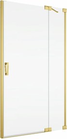 Usa dus batanta 100x200 cm cu segment fix Sanswiss Cadura auriu lucios deschidere dreapta Dreapta, 1000x2000 mm