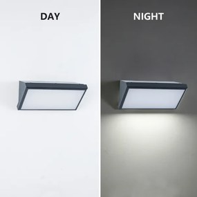 BRILAGI-LED Aplica de perete TRIANGLE 1xE27/6W/230V 2700-6500K IP65 antracit