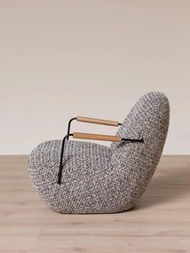 Fotoliu statement din stofa , "Loop"