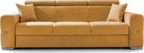 Canapea Extensibilă 3 locuri BELLAGIO, cu tetiere reglabile, 242x95x99 cm, Mango-Enjoy