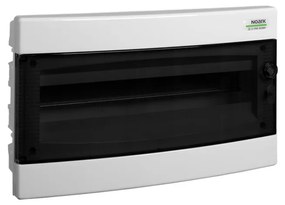 Tablou 18 module Noark, 1 rand, incastrat, IP40