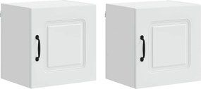vidaXL Dulap de bucătărie Kalmar 2 pcs Alb 40 x 31 x 40 cm