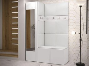 Mobilier hol Tovenaz X (Alb) (cu oglindă). 1104770