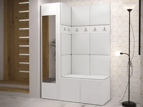 Mobilier hol Tovenaz X (Alb) (cu oglindă). 1104770