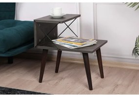 Noptieră CROSS 55x50 cm maro