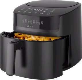 Friteuza cu aer cald Zilan ZLN7999 Negru, putere 1800 W, ecran digital, panou cu comenzi tactile