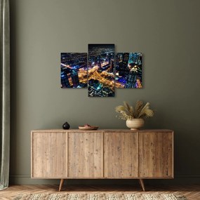 Tablou cu oraș nocturn (90x60 cm)