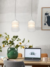 Pendul design decorativ Verona gradient/alb