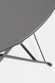 Set de dining pentru grădină gri antracit din oțel pentru 2 persoane Austin – Bizzotto