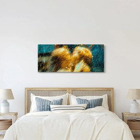 Tablou - Îngerii sărutăndu-se (120x50 cm)