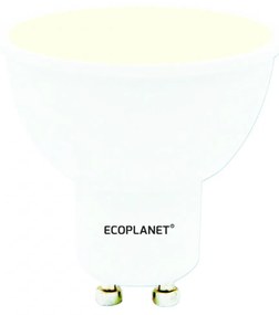 Set 3 Buc - Bec LED Ecoplanet GU10, 6W (35W), 480LM, G, lumina neutra 4000K, Mat Lumina neutra - 4000K, 3 buc