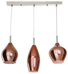 Suspensie 3 becuri G9 AMBER MILANO AZ3078 Azzardo