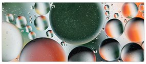 Tablou abstract - buline (120x50 cm)