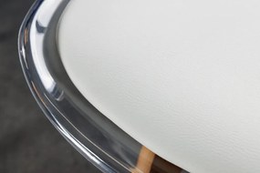 Set de 4 scaune, Lemn Fag Natur, Plastic Transparent, Scandinavia A-44164 VC