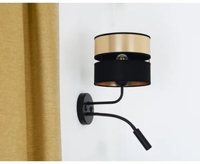 Lampă de perete Brilagi ROYAL 1xE27/15W/230V + 1xG9/3W negru/auriu