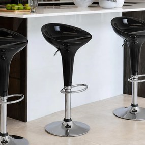 Scaun de bar Negru ABS 101 - Modern, Reglabil, Confortabil
