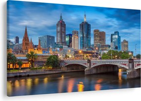 Tablou cu orașul Melbourne (90x60 cm)