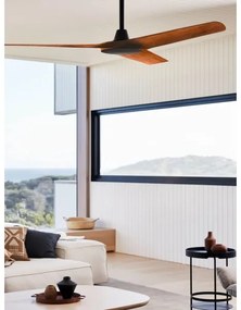 Ventilator de tavan Lucci Air 21321749 ABYSS d. 142 cm IP66 maro + telecomandă