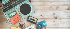 Tablou - Radio retro (120x50 cm)