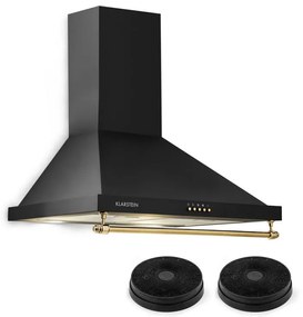 Montblanc, hotă cu recirculare, 610 m³/h, 165 W, 2x1,5W, cu filtru activ de carbon negru