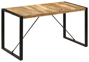 vidaXL Masă de bucătărie, 140x70x75 cm, lemn masiv de mango