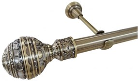 Galerie fara inele BETINA /25 - aur antic (Alege marime: 140 cm)