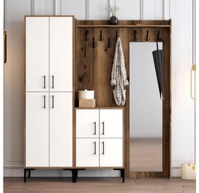 Mobilier hol Betina ABC (Alb + Nuc). 1089015
