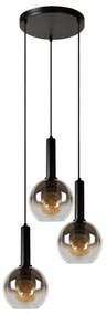 Lustră pe cablu Lucide 45402/13/30 MARIUS 3xE27/40W/230V negru