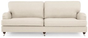 Canapea Bloomington A107Numărul de locuri: 4, 222x95x85cm, Tapiterie, Picioare: Metal, Lemn, Role
