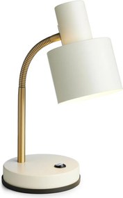 Halo Design 746910 - Lampă de masă VOGUE 1xE27/40W/230V crem/alamă