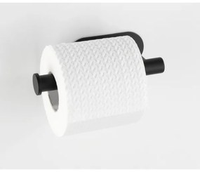 WENKO 24287100 - Suport pentru hârtie igienică TURBO-LOC OREA BLACK, inox/negru, 16 x 7 cm