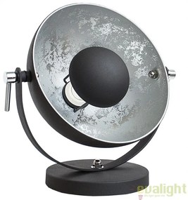 Lampa design retro diametru 40cm Studio negru/ argintiu A-37222 VC