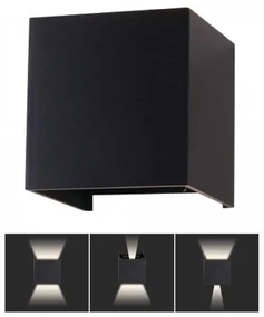 Aplică LED de exterior LED/11W/230V 3000K IP65 neagră