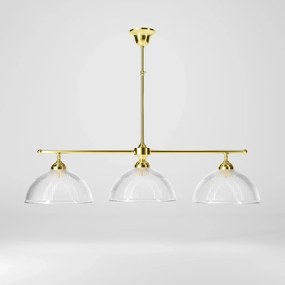 Candelabru stil neoclasic din alama si sticla Elide