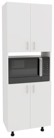 Dulap bucatarie Arno, 4 Usi, Alb, 56 x 30 x 161 cm