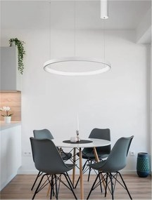 Lustra LED dimabila design circular PERTINO D-48cm