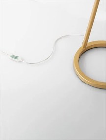 Veioza, lampa de masa LED Flute auriu