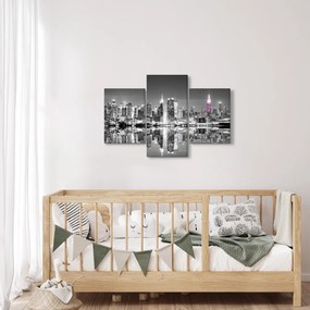 Tablou - New York și zgârie-norii mov (90x60 cm)