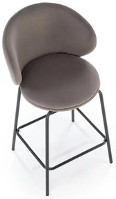Scaun de bar H121 gri/negru