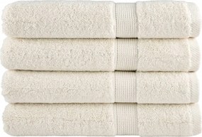 vidaXL Prosoape de saună premium SOLUND 4 buc. crem 80x200 cm 600 gsm