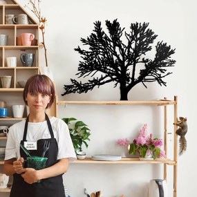 DUBLEZ | Decorațiune sculptată din lemn - Arbust