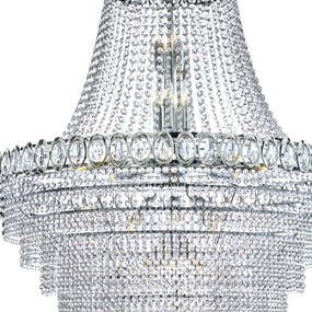 Lustra cristal casa scarii design LUX Louis Philippe 28L 1711-102CC SRT