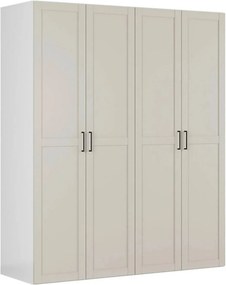 Dressing FLEX, casmir, PAL, cu 4 usi, 200x66x240 cm