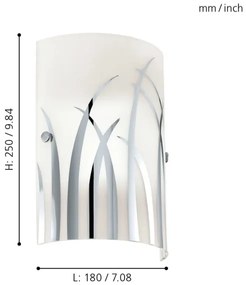 Aplică Eglo 92742 RIVATO 1xE14/42W/230V