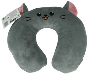 Perna de calatorie TRAVEL FRIENDS 33x25 cm plusata - mai multe culori Culoare: Gri